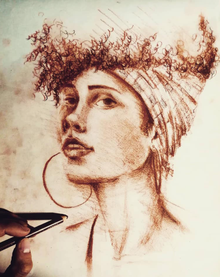 Artiste en action